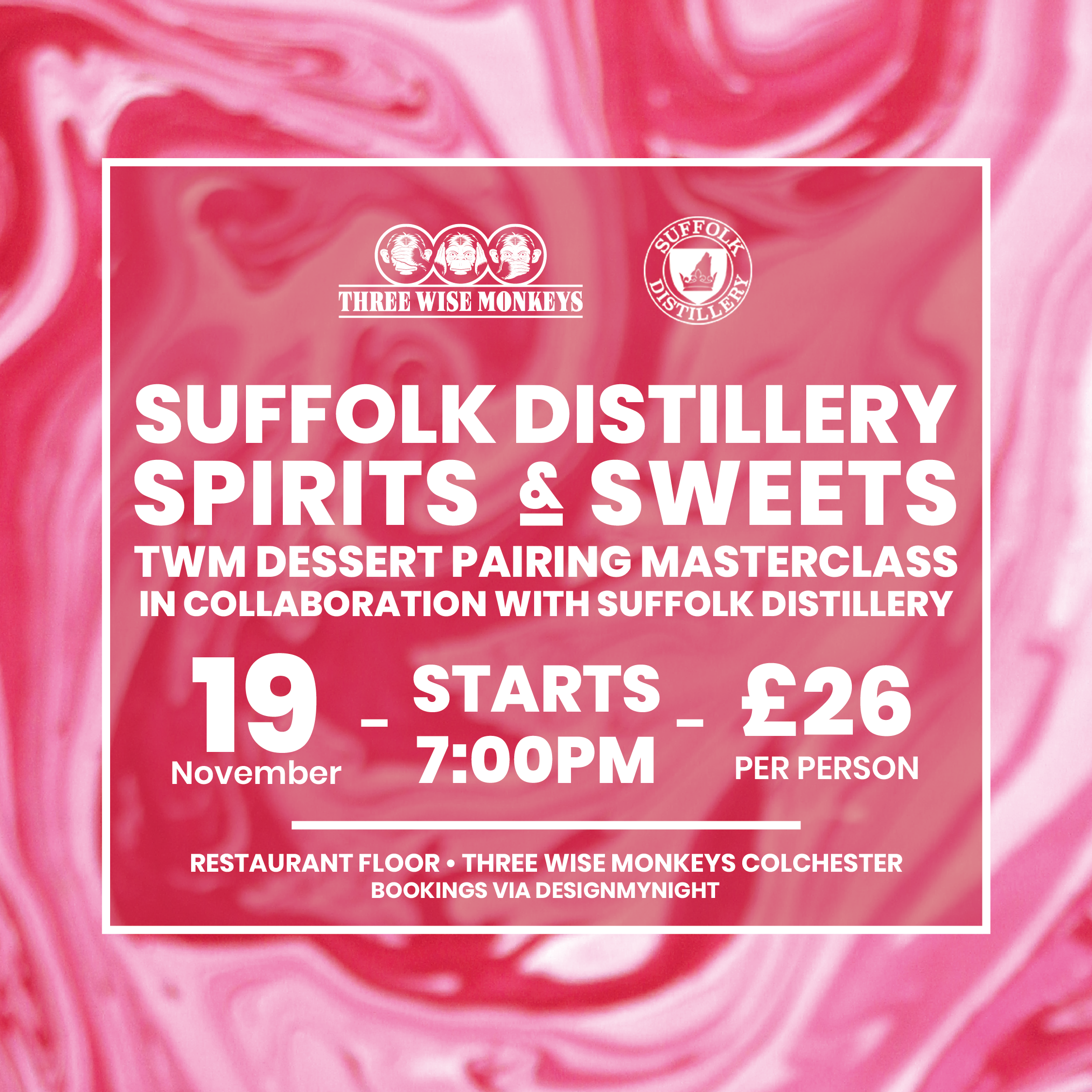 Suffolk Distillery & Sweets Masterclass