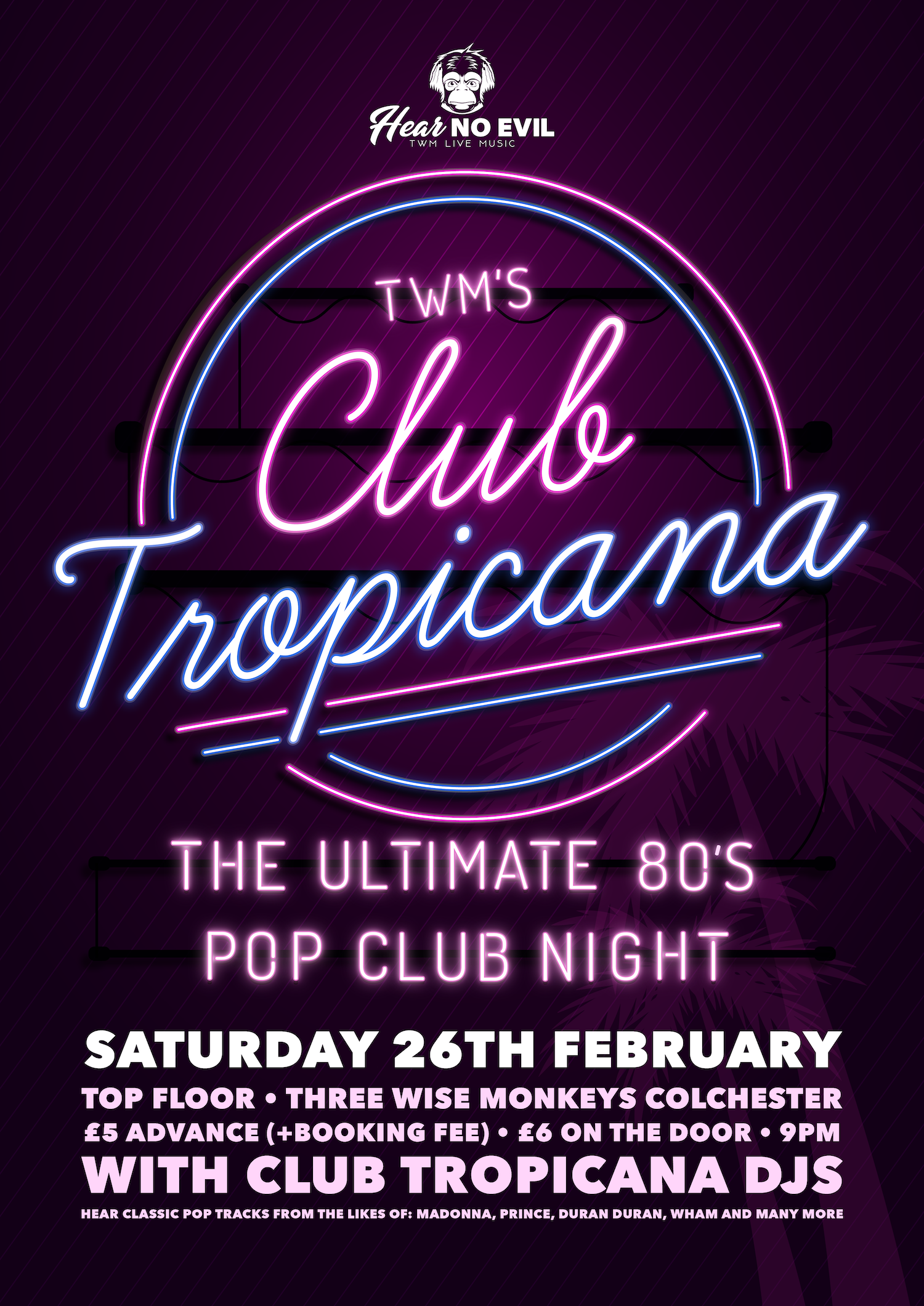 TWMc CLUB TROPICANA 26-2-22_Poster