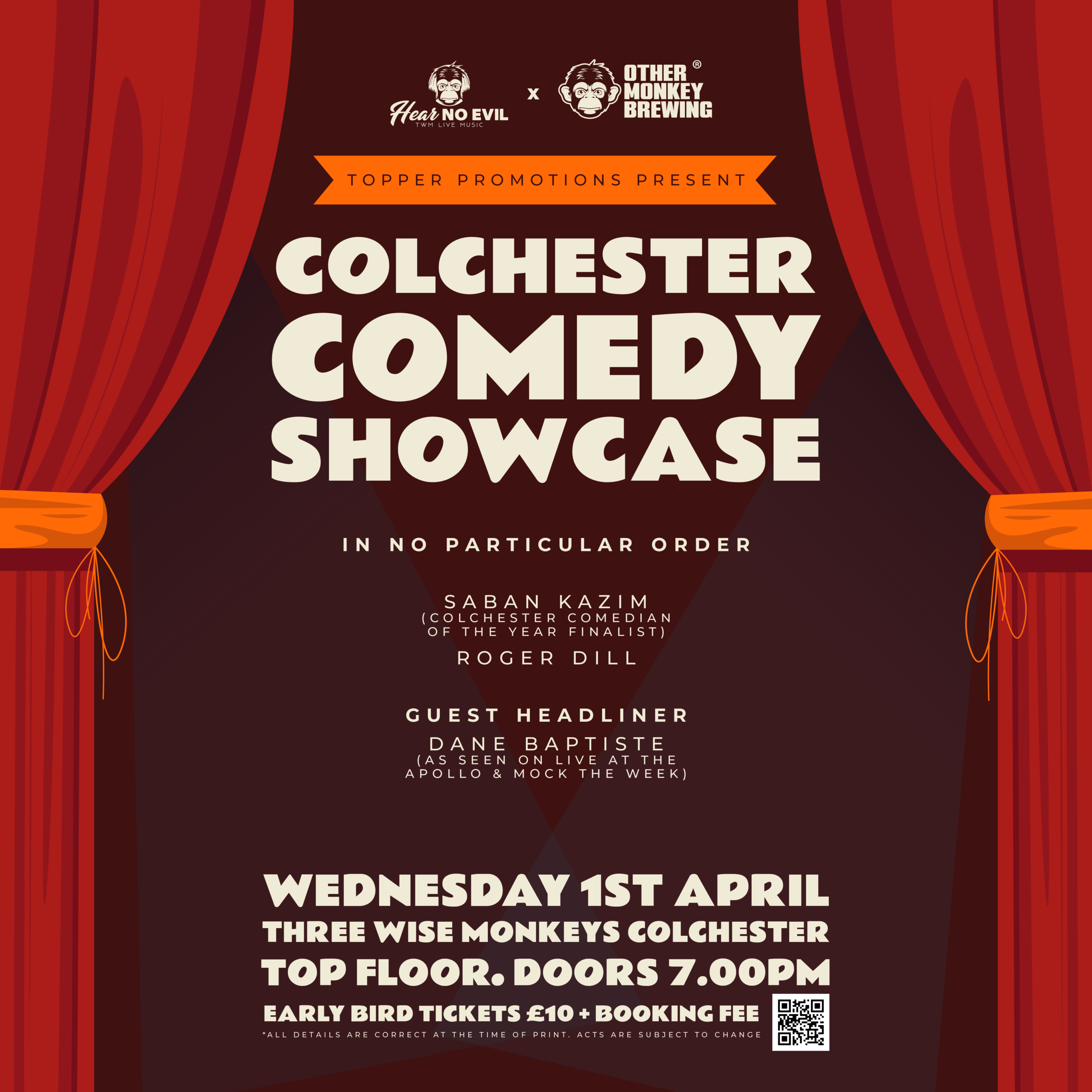 Colchester Comedy with Dane Baptiste