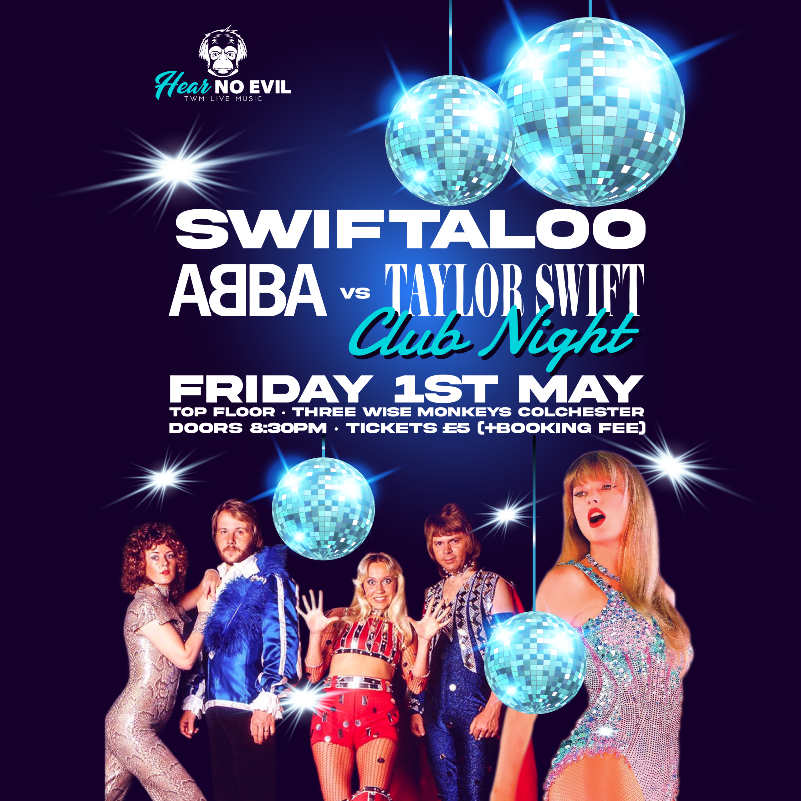 Swiftaloo - Abba vs Taylor Swift Club Night