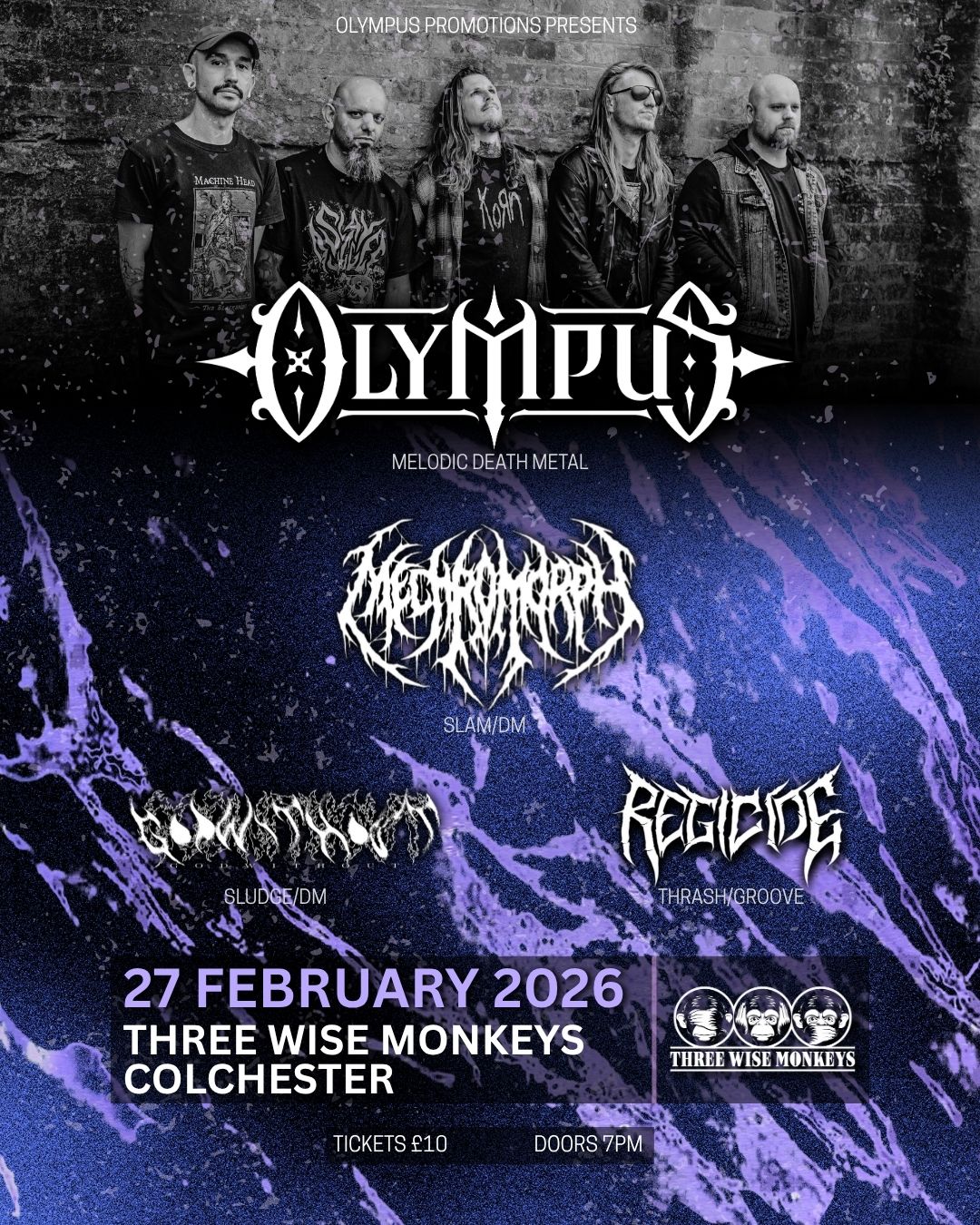 Olympus Promotions presents Olympus + guests