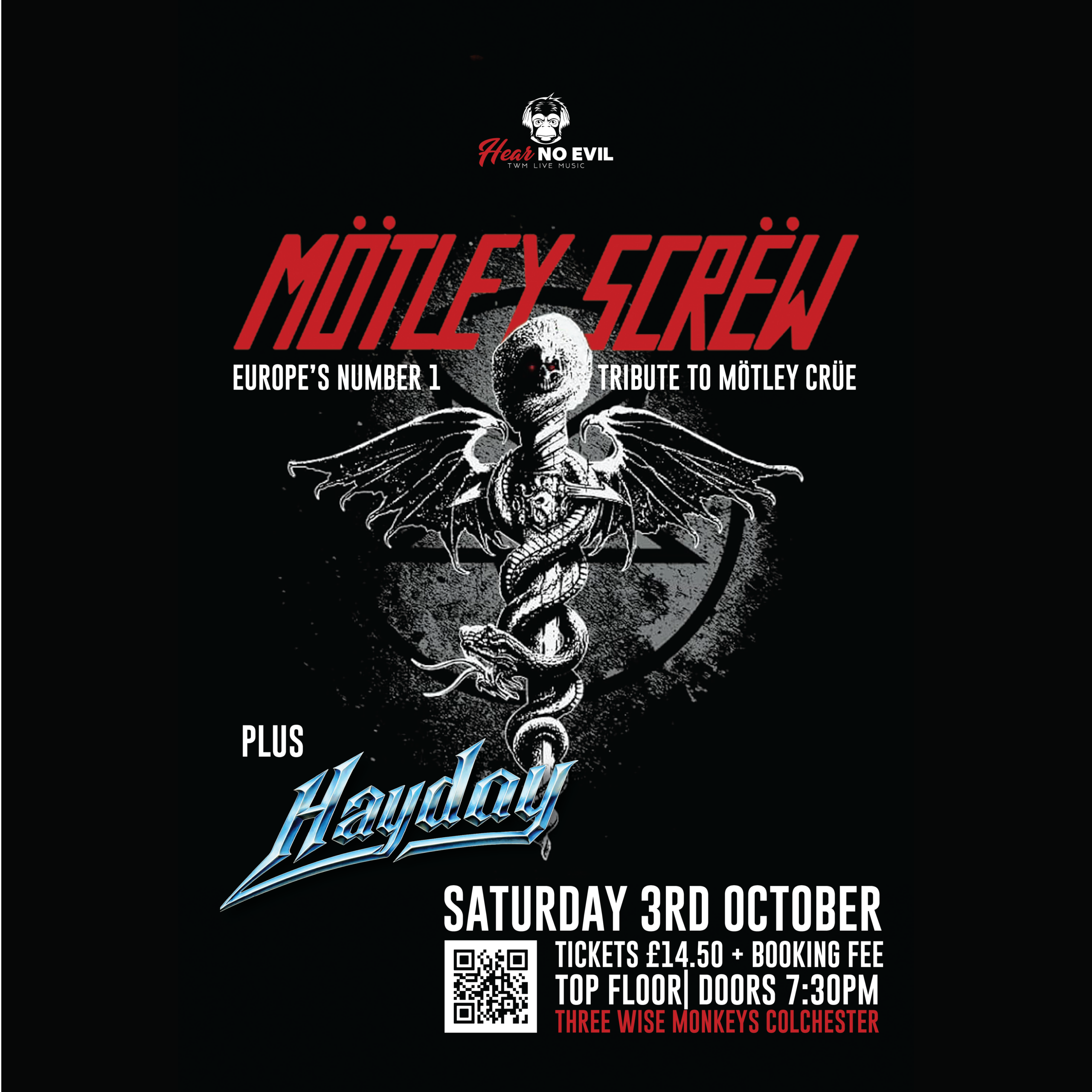 Motley Screw - Europe’s Number 1 Tribute to Mötley Crüe