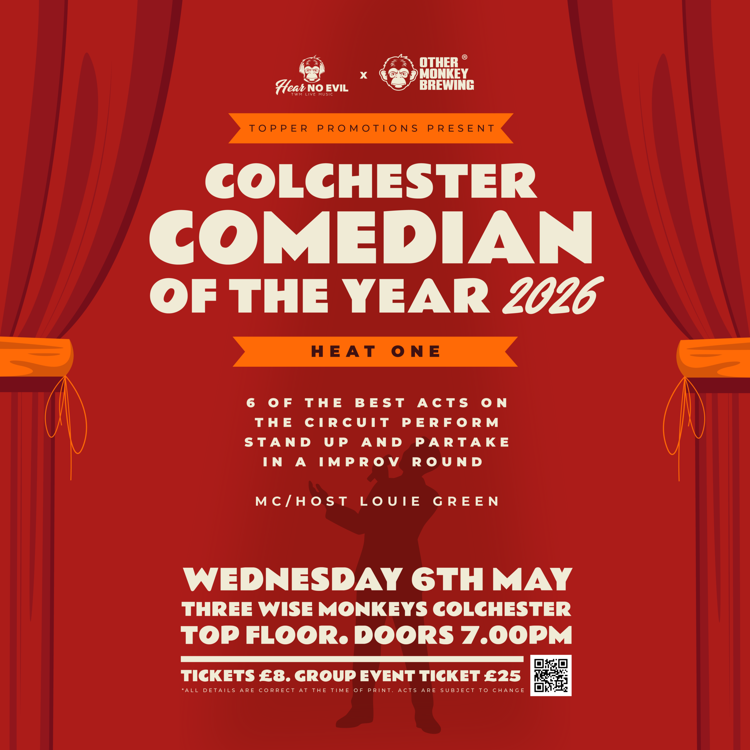 Colchester Comedian of the Year - Heat 1