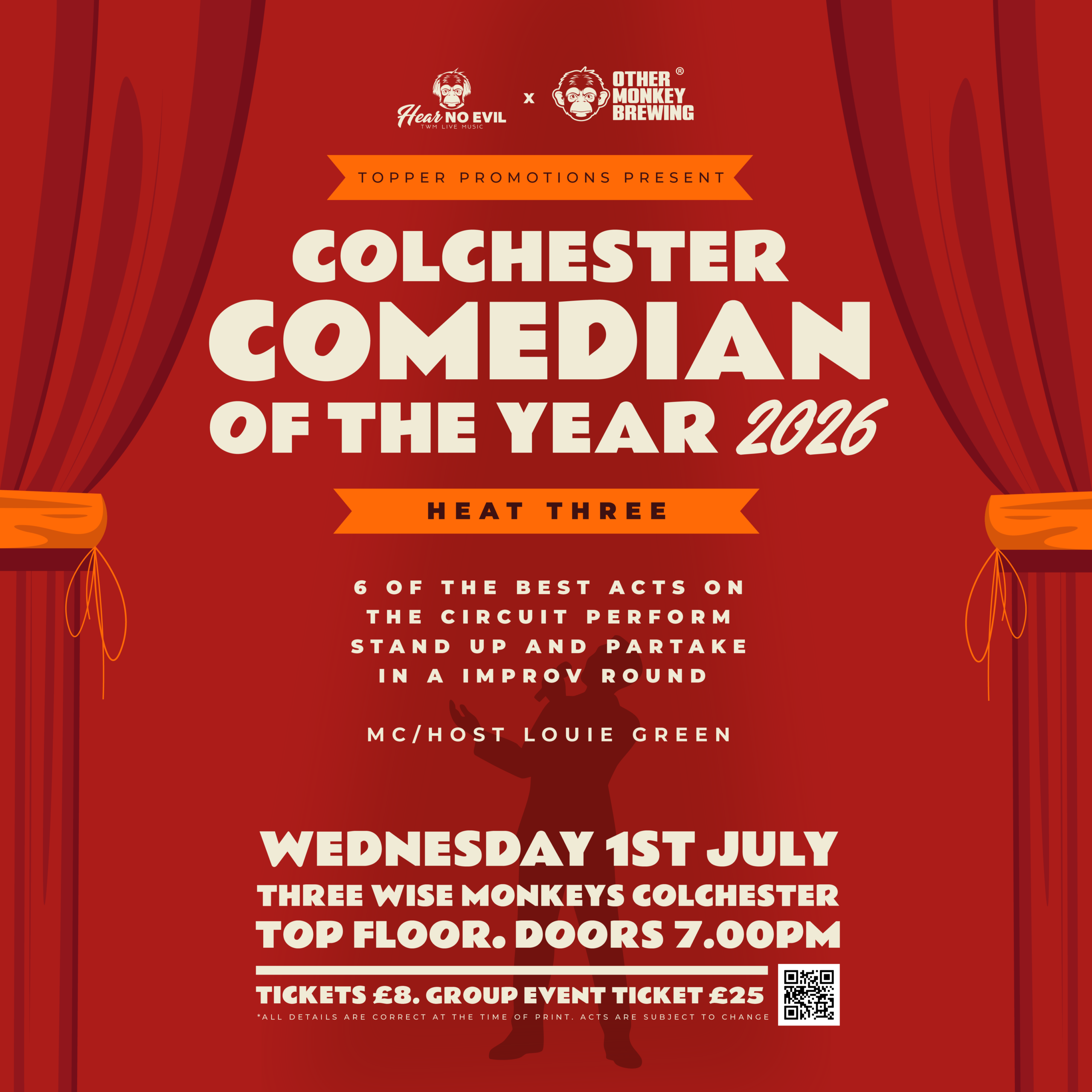 Colchester Comedian of the Year - Heat 3
